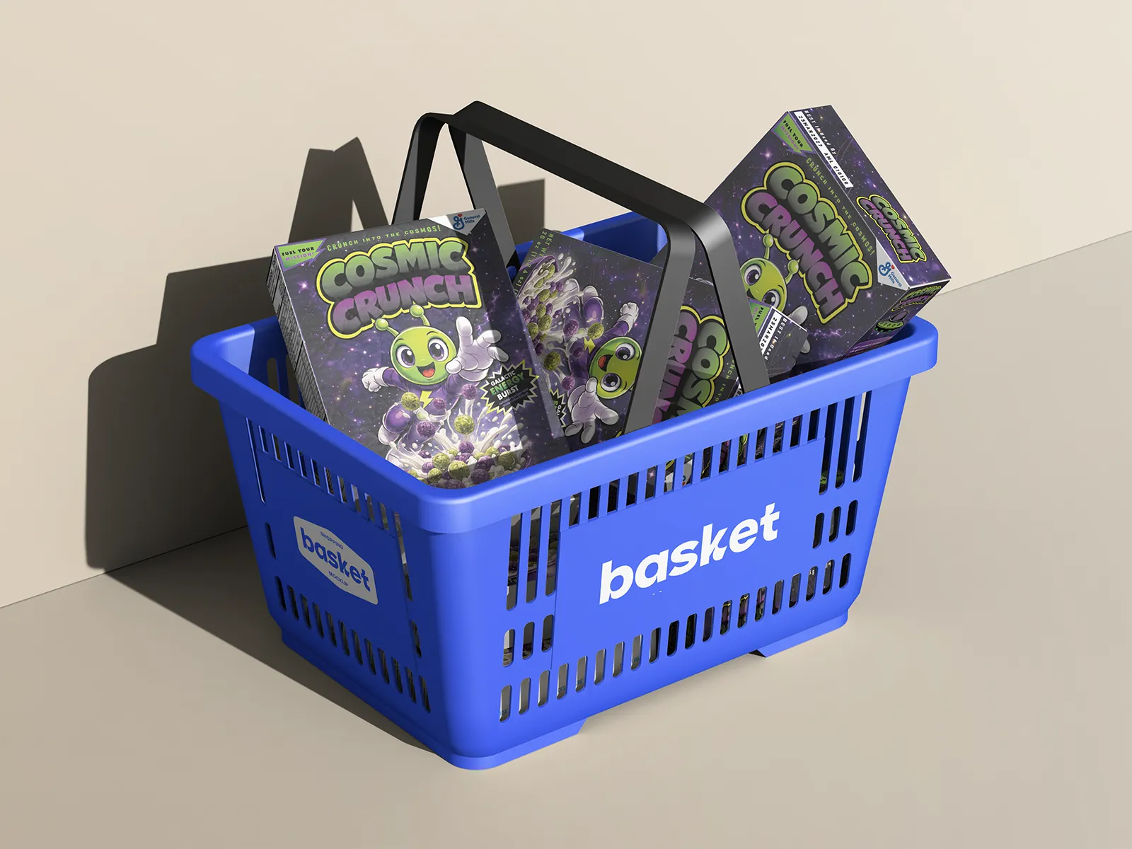 Cosmic Crunch box mockup
